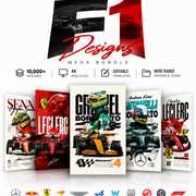 10K Premium F1 Printable Designs – Editable 4K PNG Graphics (2026)