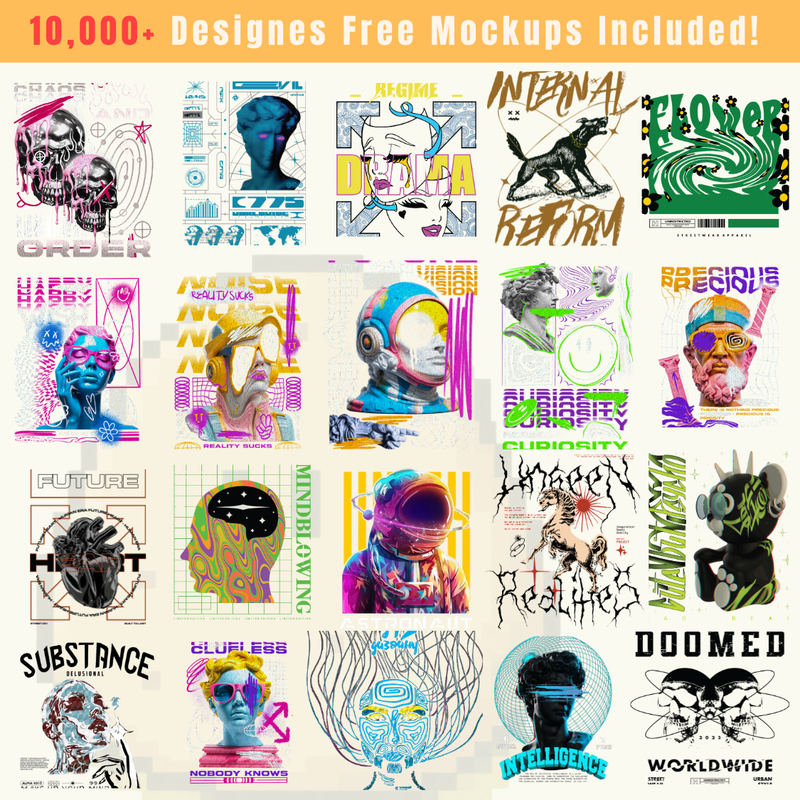 10K + Premium Mindset Printable Designs – Editable 4K PNG Graphics (2026)