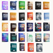 30k+ Transitions || SFX || Overlays || LUTS - Video Editing Bundle