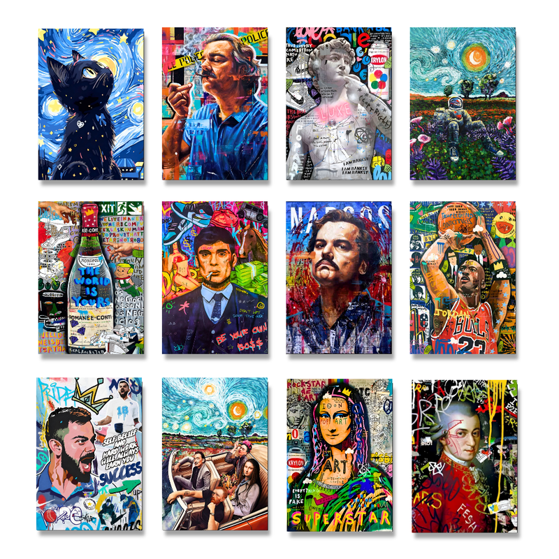 2000+ Premium Graffiti Art Designs – Editable 4K PNG Graphics
