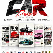 10K Premium Car Printable Designs – Editable 4K PNG Graphics (2026)