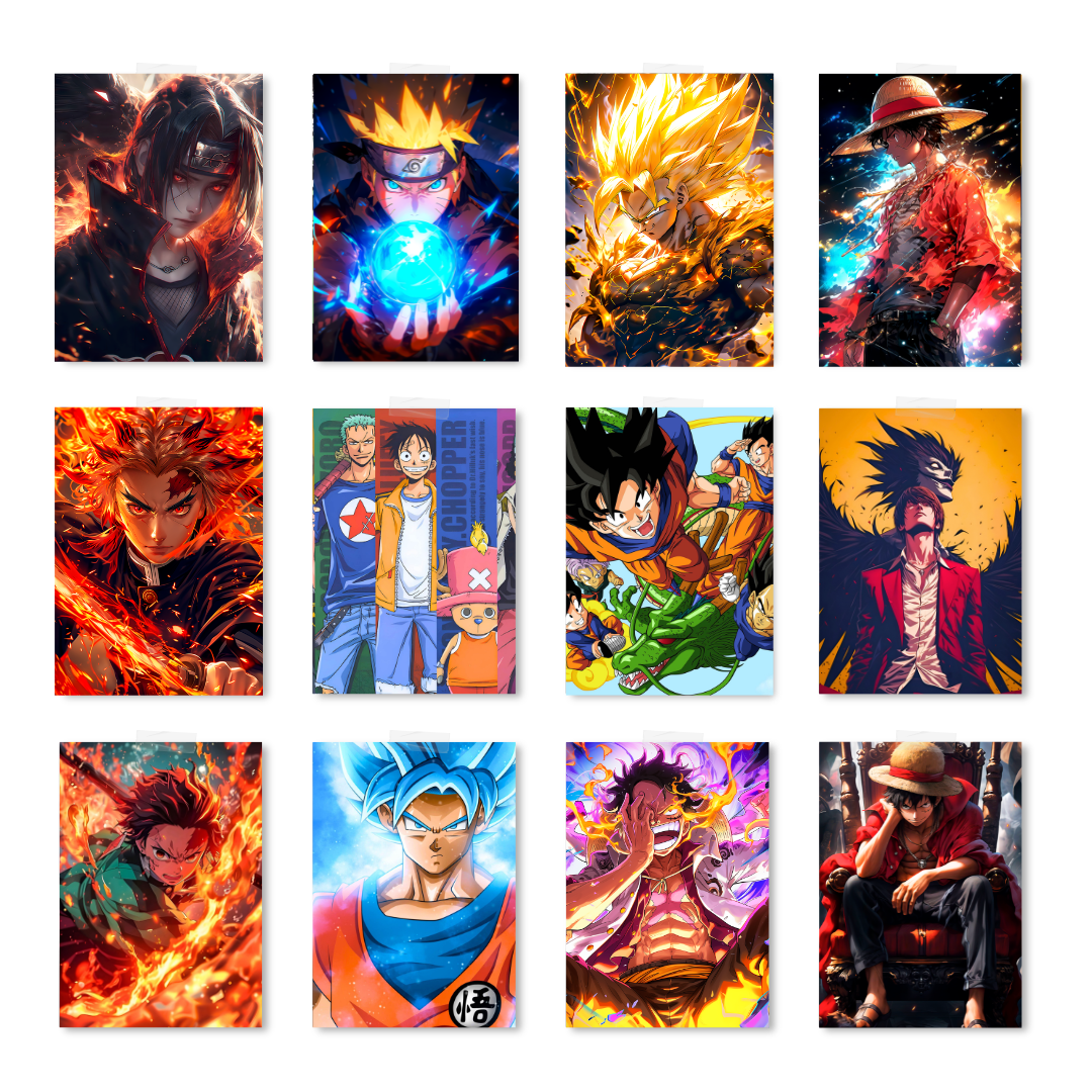 5,000 Premium ANIME Designs – Editable 4K PNG Graphics