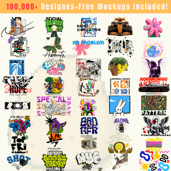 1,00,000 + Premium Printable Designs – Editable 4K PNG Graphics (2026)