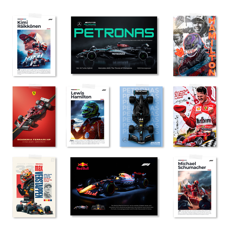5,000+ Premium F1  Designs – Editable 4K PNG Graphics