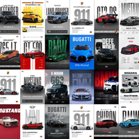 4,000+ Premium AUTOMOTIVE CARS Designs – Editable 4K PNG Graphics (2026)