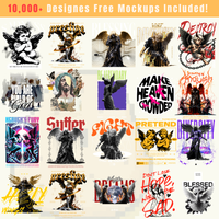 10K Premium Faith Printable Designs – Editable 4K PNG Graphics (2026)
