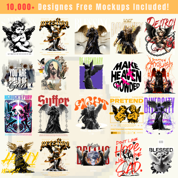 10K Premium Faith Printable Designs – Editable 4K PNG Graphics (2026)