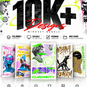 10K + Premium Mindset Printable Designs – Editable 4K PNG Graphics (2026)