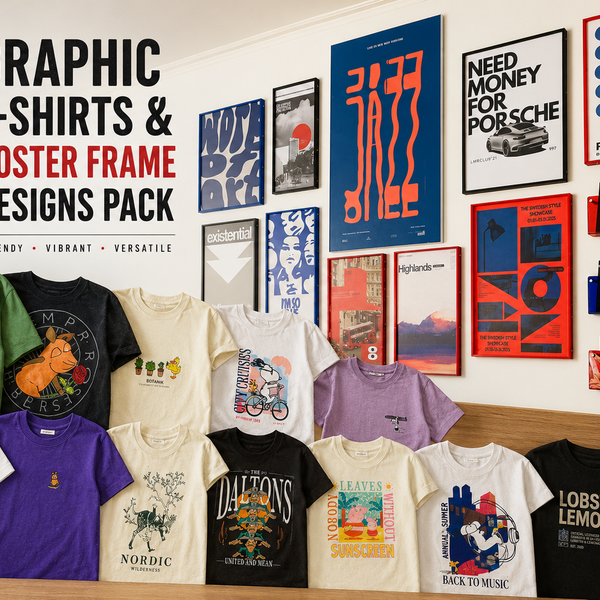 1,60,000+ COMBO | Apparel + Wall art | – Editable 4K PNG Graphics (2026) | Posters | T Shirts | Wall Art | Digital Art