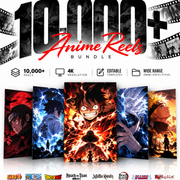 10000- VIRAL ANIME REELS BUNDLE || 4k Resolution || 2026