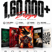 1,60,000+ COMBO | Wall art + Apparel| – Editable 4K PNG Graphics (2026) | Posters | T Shirts | Wall Art | Digital Art