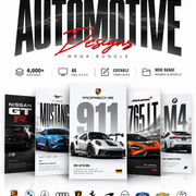 4,000+ Premium AUTOMOTIVE CARS Designs – Editable 4K PNG Graphics (2026)