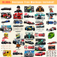 10K Premium F1 Printable Designs – Editable 4K PNG Graphics (2026)